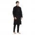Kurta pajama set- Black dupain silk Kurta pajama set- Black dupain silk